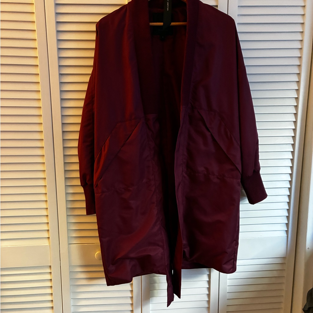 Daniel Patrick Longline Open Bomber Jacket For Women